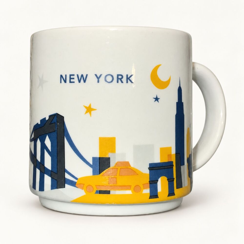 Starbucks New York You Are Here Mug 14 oz 2013 City Skyline Coffee Cup